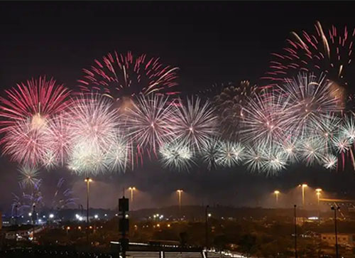 衡水市焰火晚会